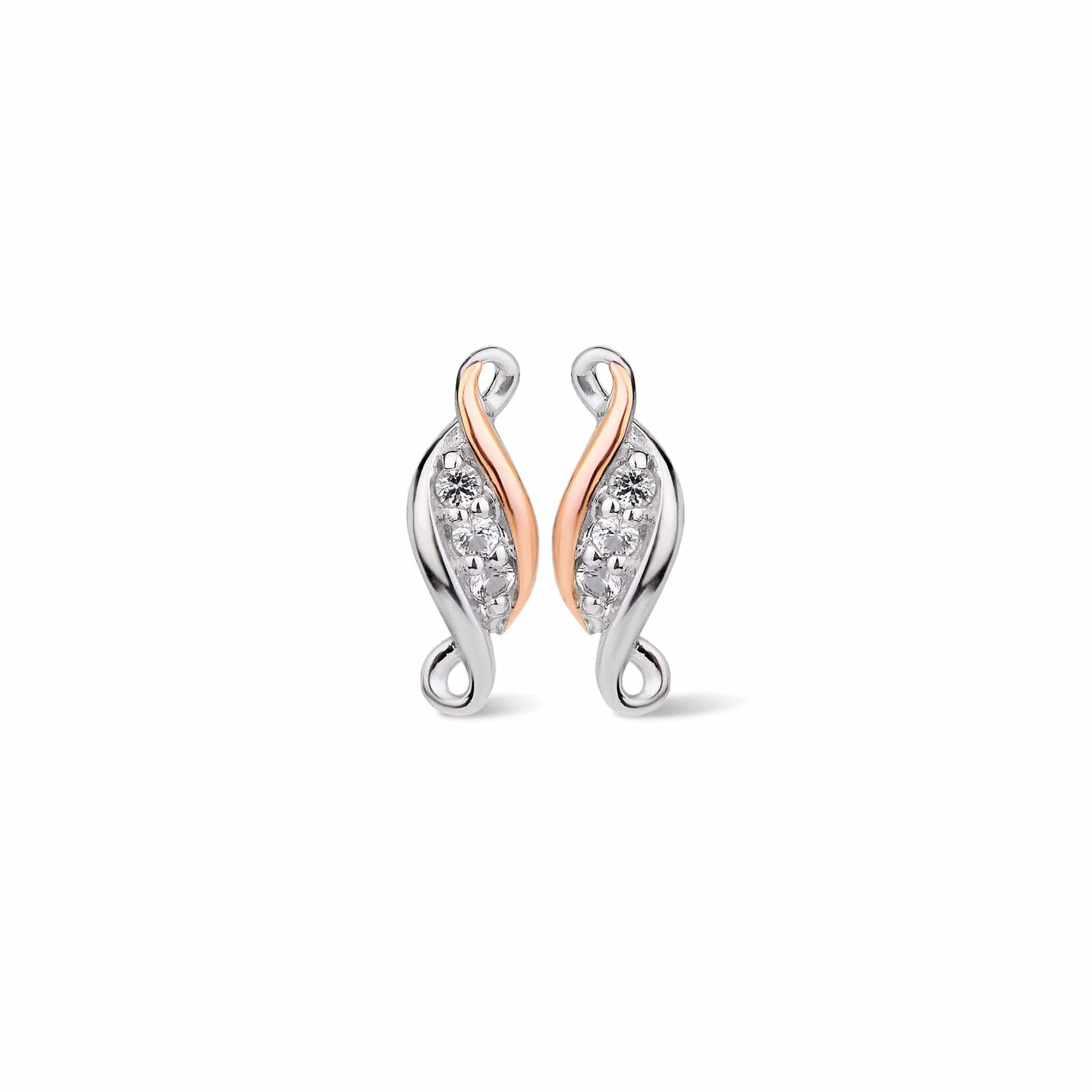 Clogau® Past Present Future® Sterling Silver Earrings with Topaz