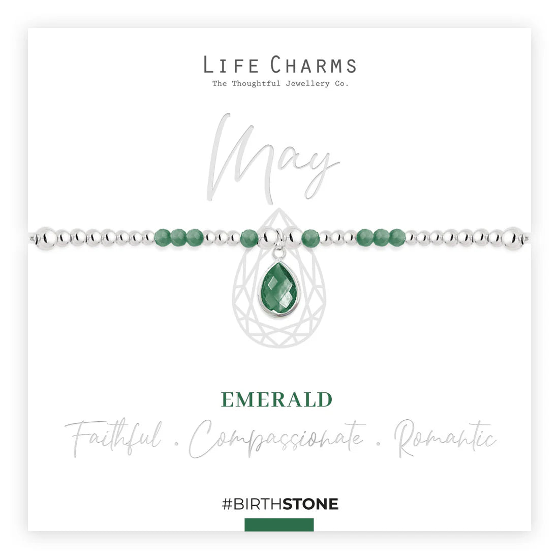 Life Charms May Birthstone Bracelet