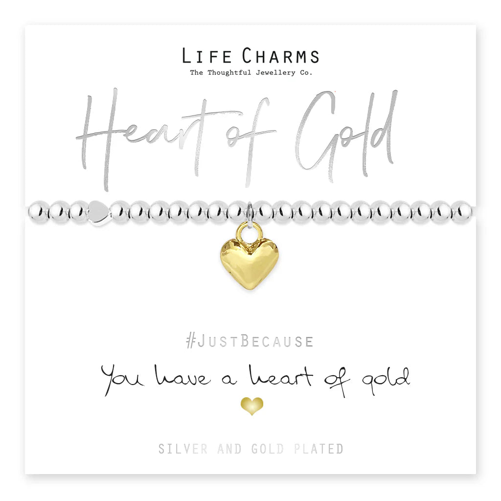 Life Charms Heart of Gold Bracelet