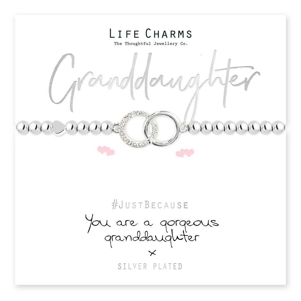 Life Charms Gorgeous Granddaughter Bracelet