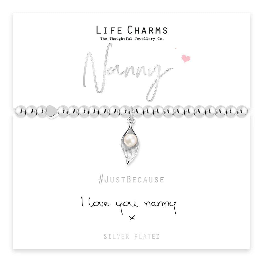 Life Charms I Love You Nanny Bracelet