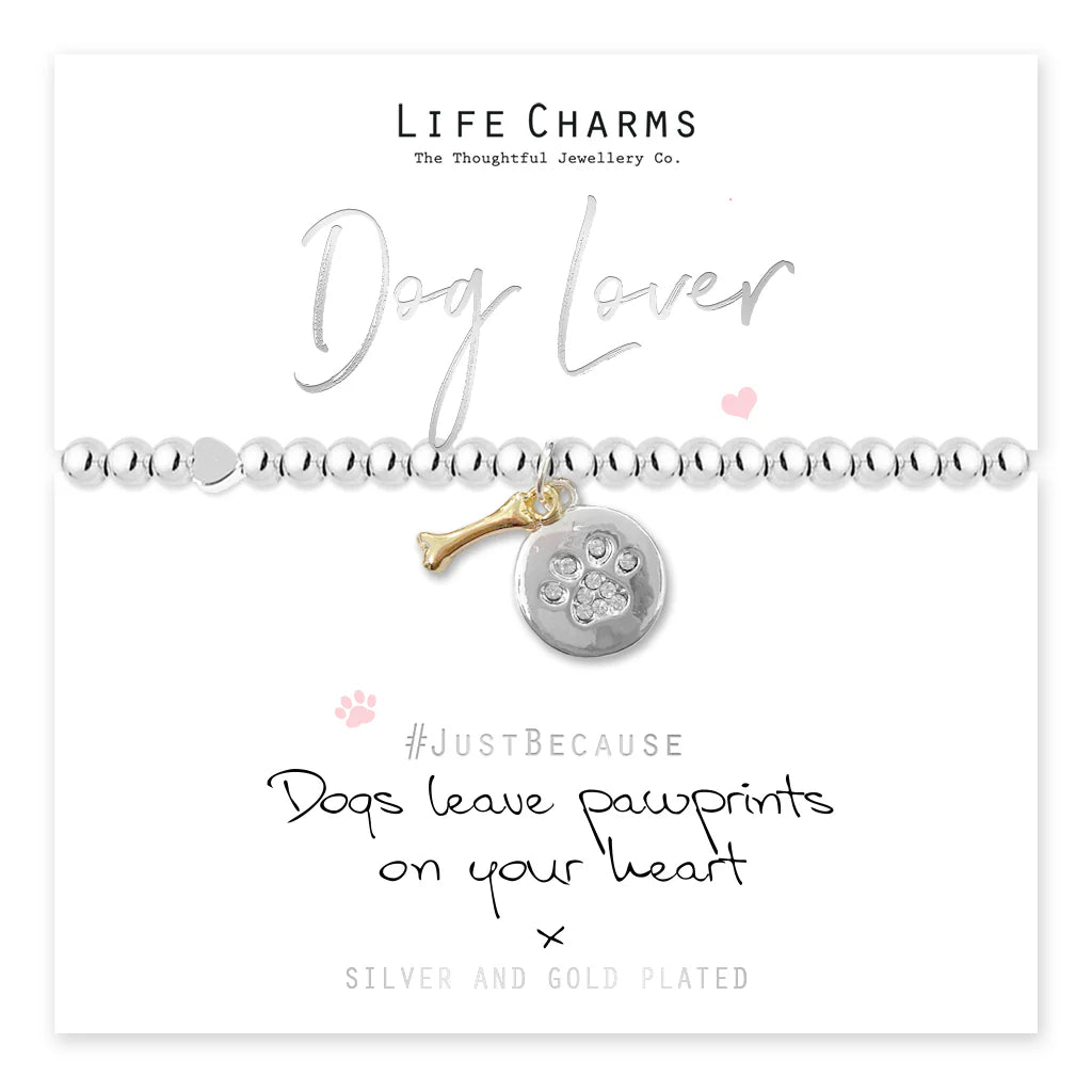 Life Charms Dog Lover Bracelet