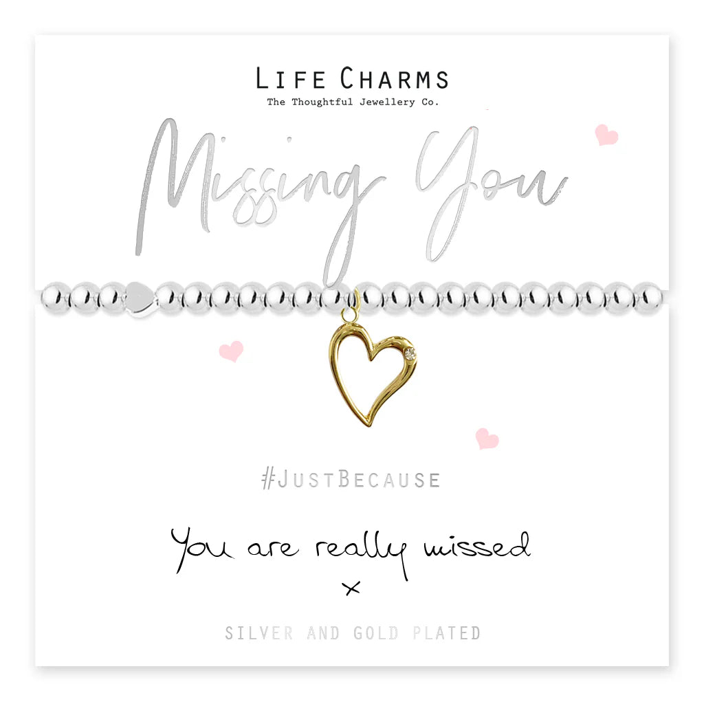 Life Charms I'm Missing You Bracelet