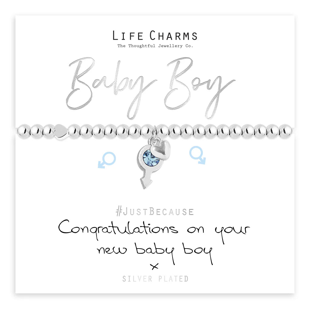 Life Charms Baby Boy Bracelet