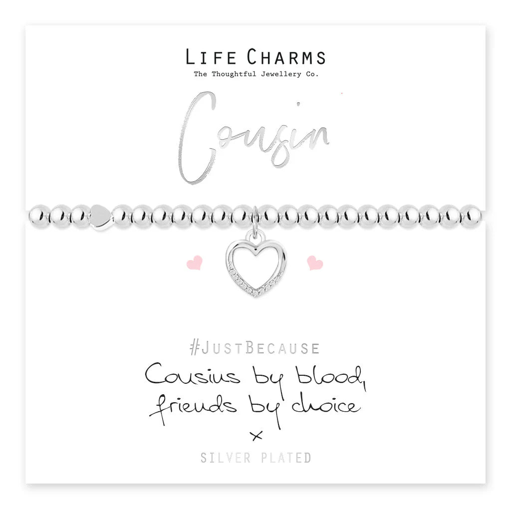 Life Charms Cousin Bracelet