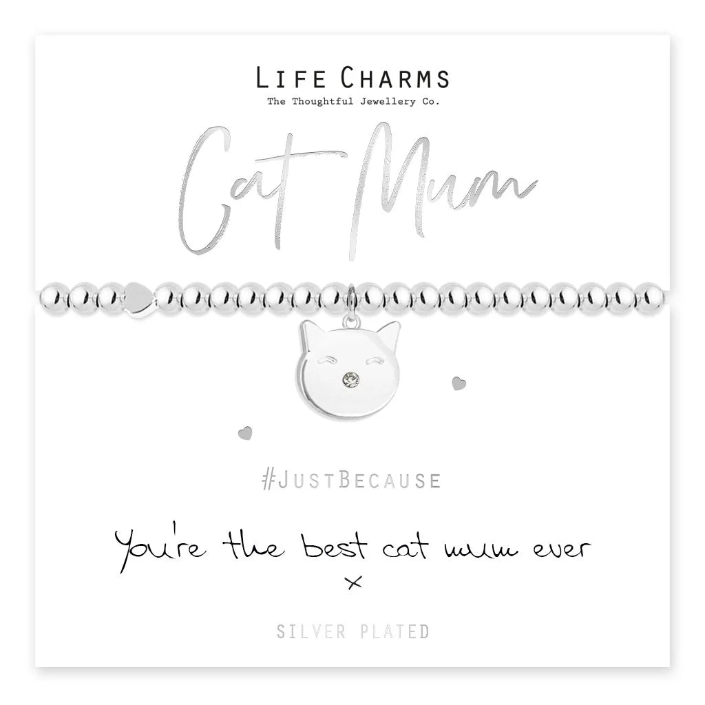 Life Charms Cat Mum Bracelet