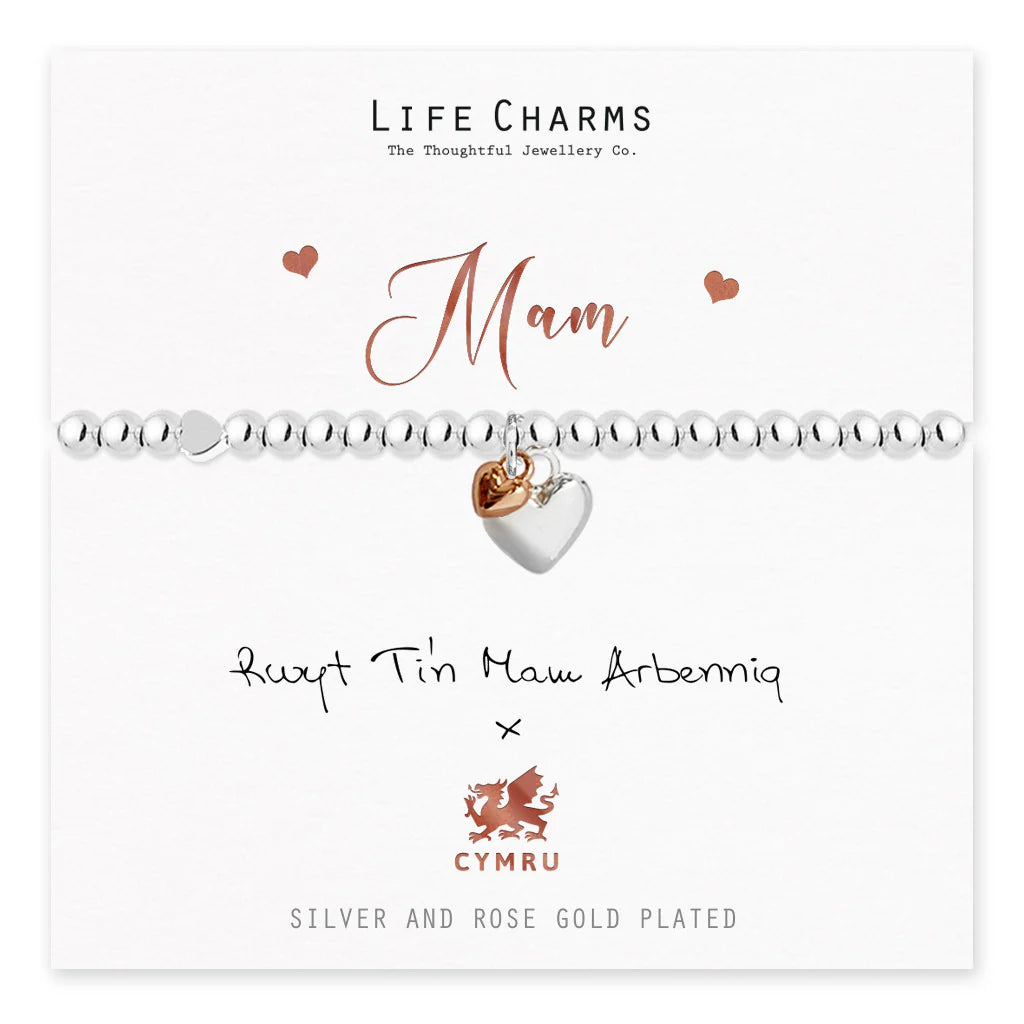 Life Charms Mam - Mum Welsh Bracelet