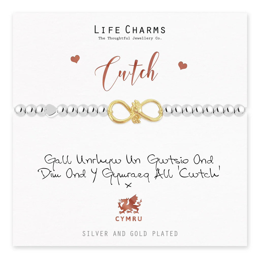 Life Charms Cwtch Welsh Bracelet