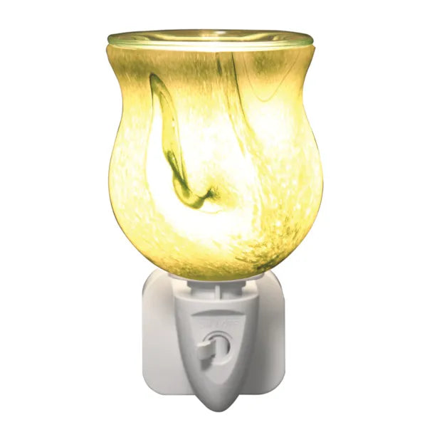Aroma Green Swirl Plugin Wax Burner