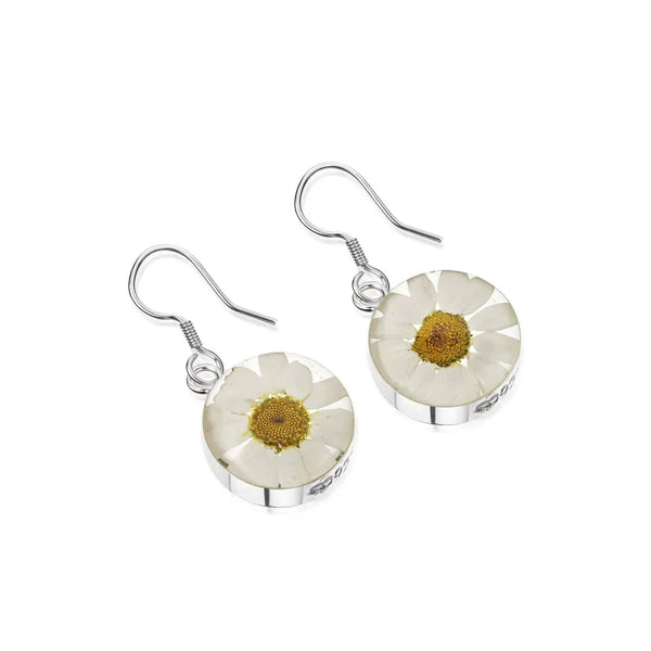 Shrieking Violet® Sterling Silver Daisy Drop Earrings