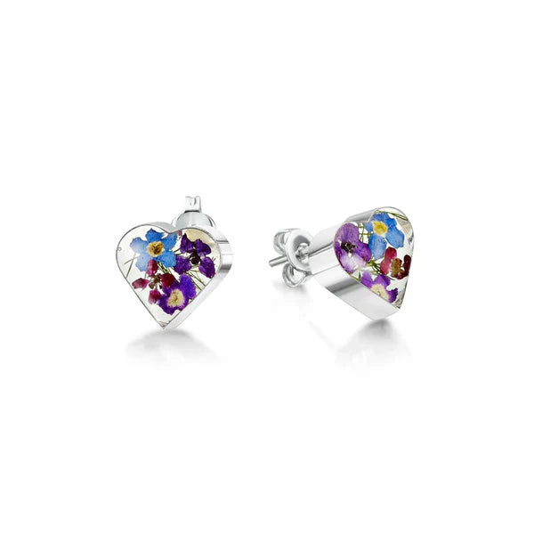 Shrieking Violet® Sterling Silver Purple Haze Stud Earrings