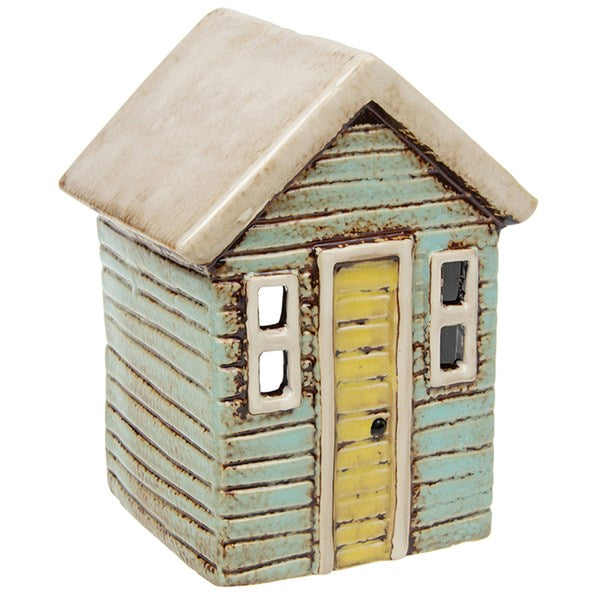 Cannwyll Te Tŷ Traeth Aqua Pottery Village