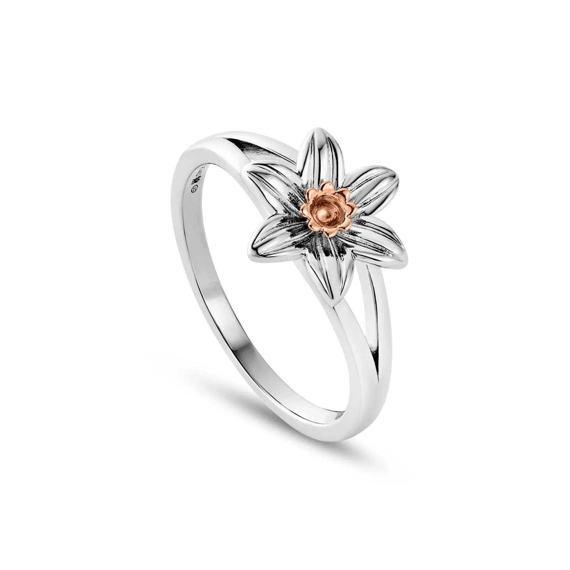 Clogau® Nature's Wonder Sterling Silver Daffodil Ring