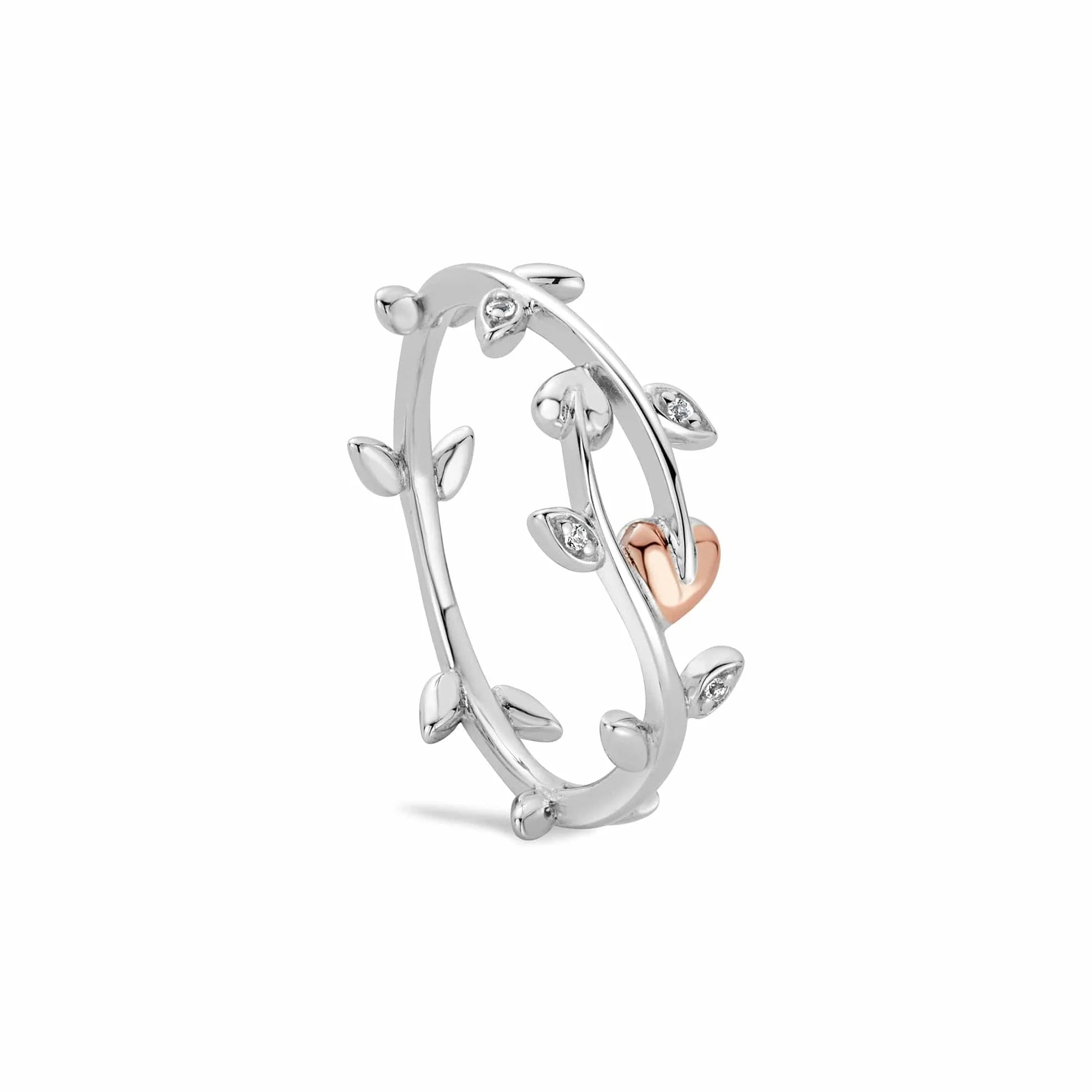 Clogau® Tree of Life® Sterling Silver Vine Ring with Topaz