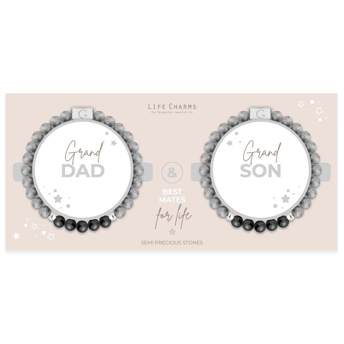 Breichled Pen-blwydd Hapus yn 60 oed Life Charms 
