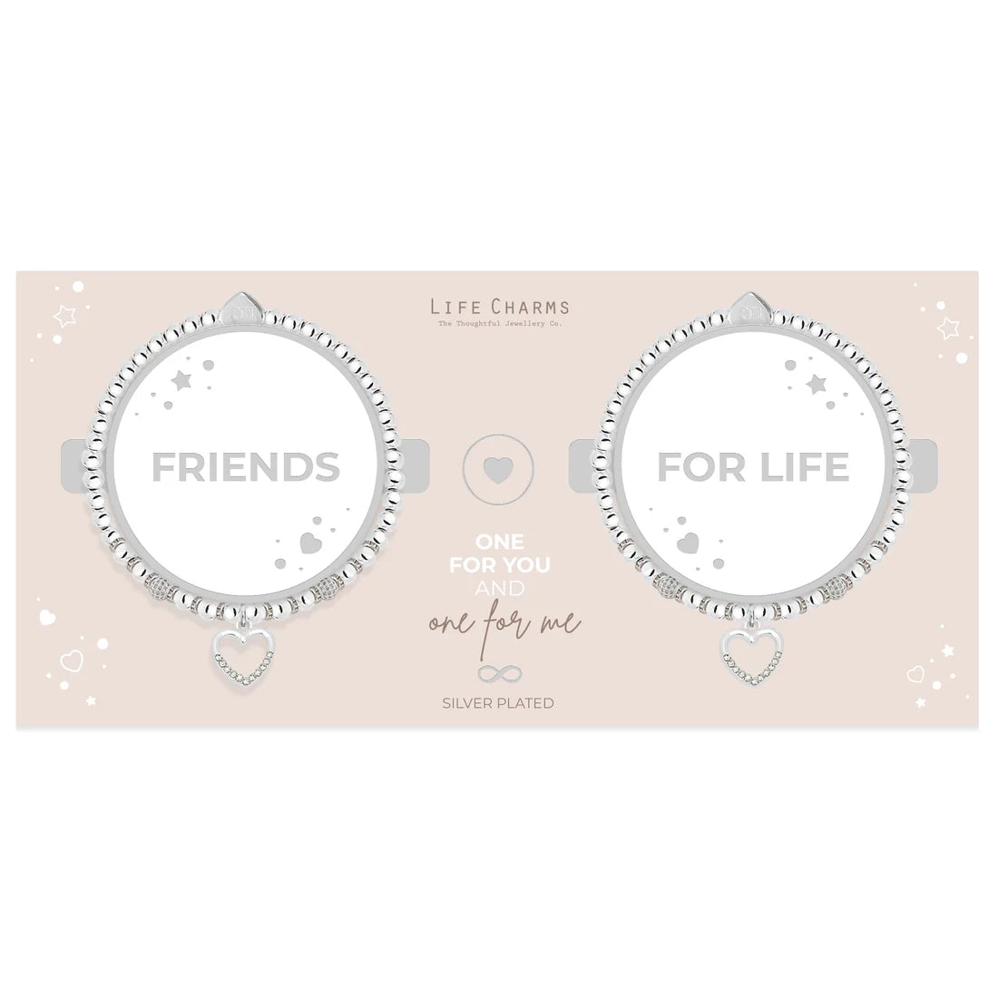 Breichled Pen-blwydd Hapus yn 60 oed Life Charms 