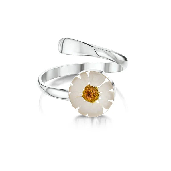 Shrieking Violet® Sterling Silver Daisy Round Ring