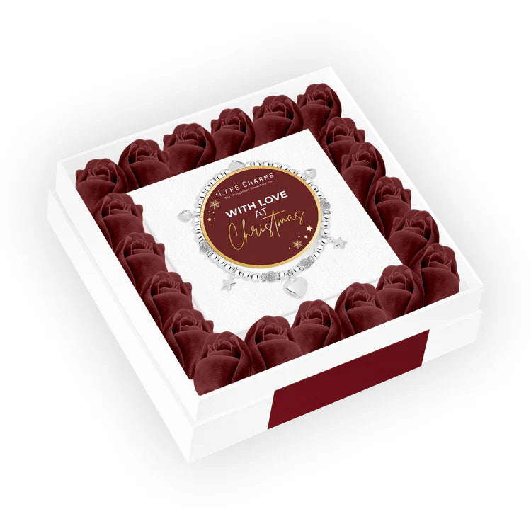 Life Charms With Love at Christmas Bracelet Floral Boxed Gift Set