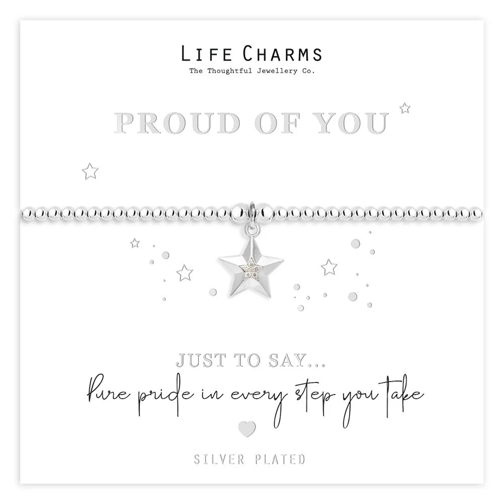 Breichled Pen-blwydd Hapus yn 60 oed Life Charms 