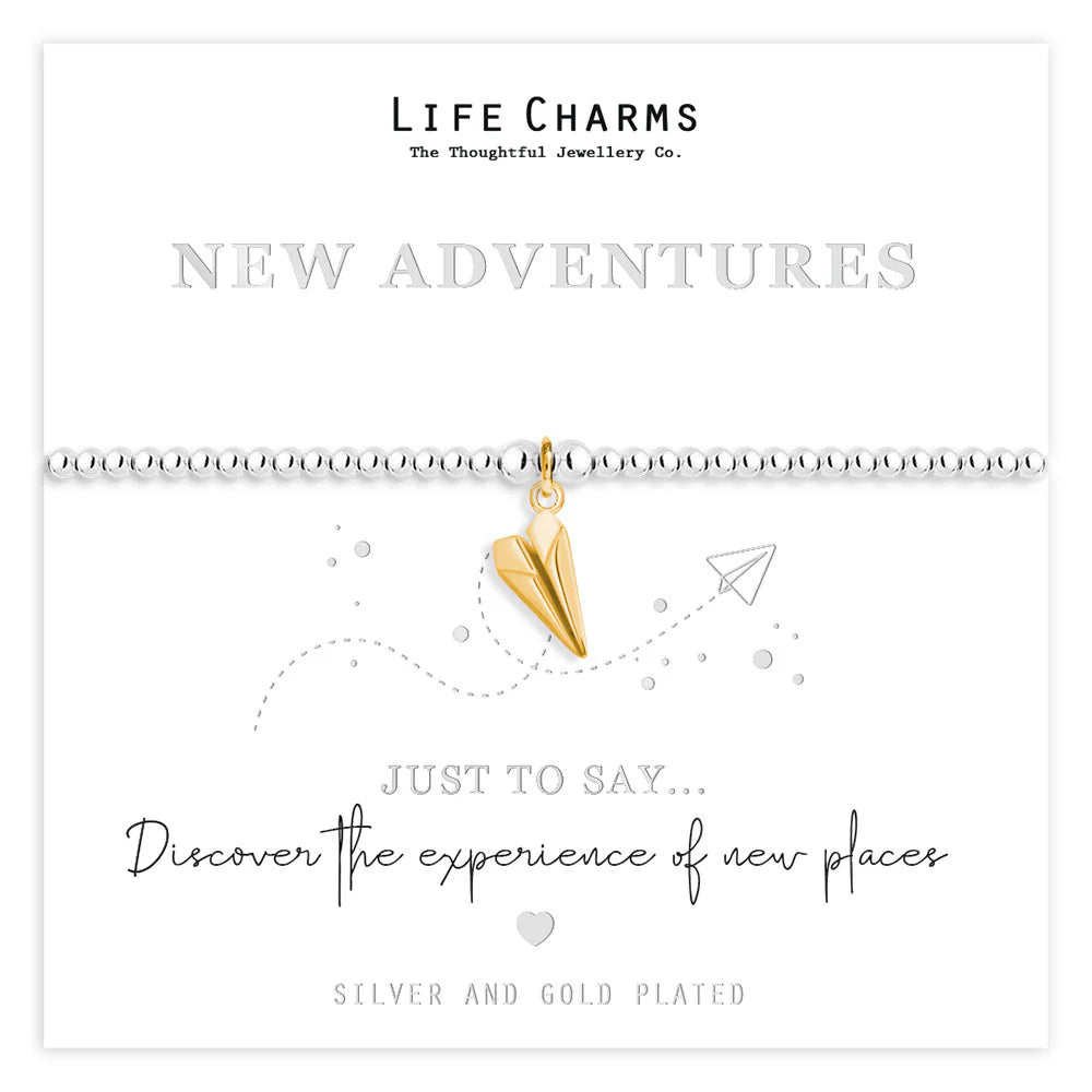 Breichled Pen-blwydd Hapus yn 60 oed Life Charms 