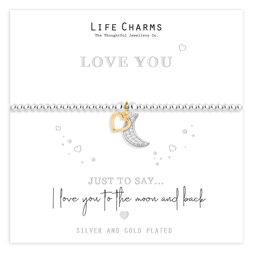 Breichled Pen-blwydd Hapus yn 60 oed Life Charms 