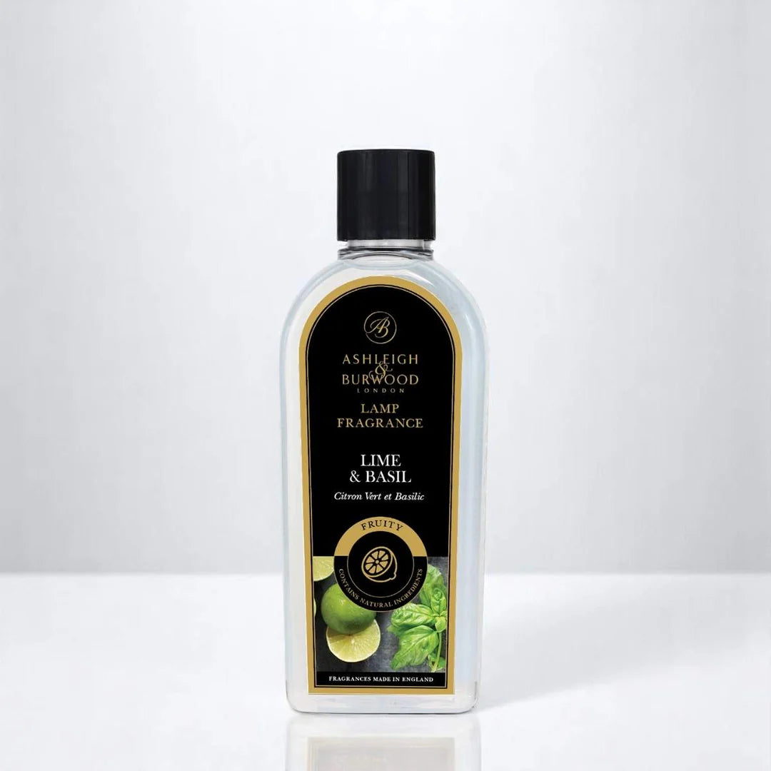 Persawr Lamp Leim a Basil 500ml Ashleigh &amp; Burwood