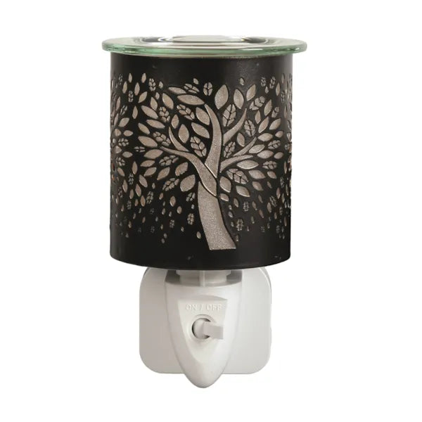 Aroma Black Tree of Life Plug In Wax Burner