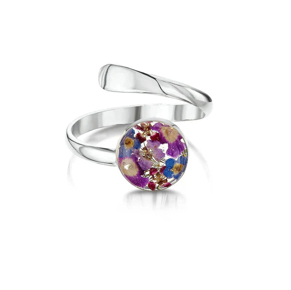 Shrieking Violet® Sterling Silver Purple Haze Round Ring